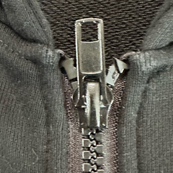 Homme+Femme 500 CREW ZIP HOODIE BLACK Size LARGE - Picture 12 of 17